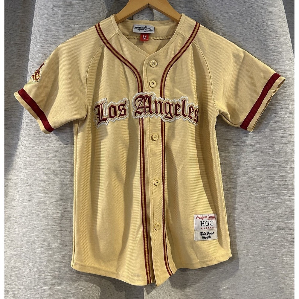 Headgear Classics Los Angeles Kobe Bryant‎ Baseball Jersey Size M